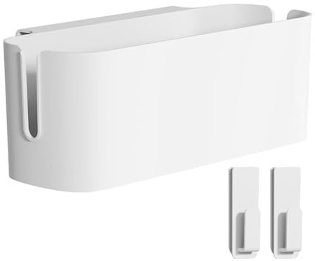 POHOVE Bedside Hanging Storage Basket,Bed Organizer,Bunk Bed Shelf,Bunk Bed Accessories for Home Office School Dormitory Room Desktop Bunk Bedside,with 2 Detachable Hooks