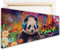 tjapalo® zp95 Leinwandbild Graffiti Jugendzimmer Bild mit Namen Coole Bilder für Teenager Cool Graffiti Bild Kinderzimmer Mädchen Wandbild Kinderzimmer Bilder Leinwand mit Namen Mädchen Panda Bild
