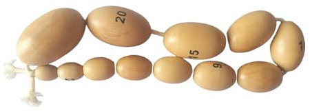LKYLVEE Male Testicular Volume Measuring Instrument Testicle Size Measuring Balls for Medical Student Human Anatomy Study Course,Brown,10cm