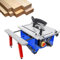 Scie Circulaire à Table Extensible Multifonctionnelle 900 W, Extensible De 25 Cm, Profondeur Réglable De 5 à 45 Mm, Pour Le Travail Du Bois, Les Métaux Tendres Et Le Plastique