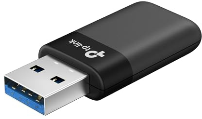 TP-Link Archer TX50U AX3000 - Adattatore Wi-Fi 6 USB per computer, adattatore di rete wireless dual-band veloce e stabile, USB 3.0, Plug and Play, MU-MIMO | OFDMA|WPA3, Compatibile