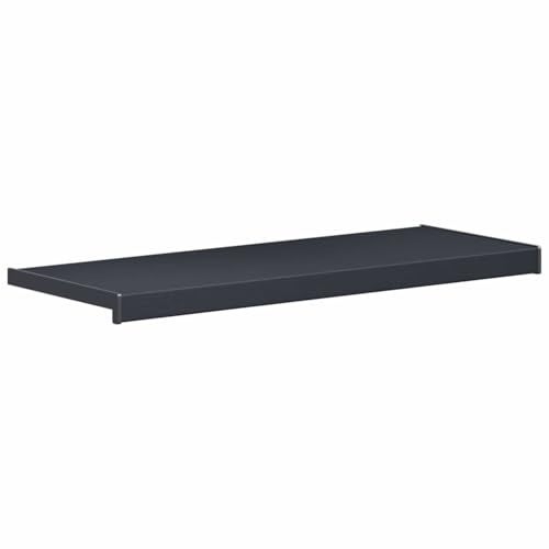 Rebord de fenêtre en PVC anthracite 60 x 35 x 4,5 cm