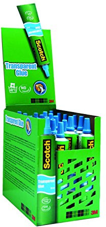 Scotch FS910034974 Tube de colle universelle liquide sans solvant 30ml- Transparent Lot de 24