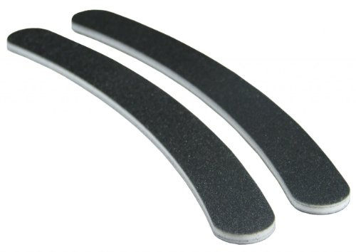 Premium Black 100/180 Banana Washable Nail File by Nail File Guru