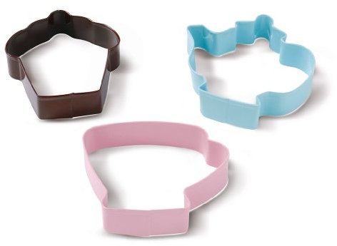 Guardini 15719 Set 3 Maxi Tagliabiscotti a Tema Te