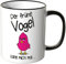 WANDKINGS® Tasse, Spruch: Der frühe Vogel kann Mich mal … - SCHWARZ
