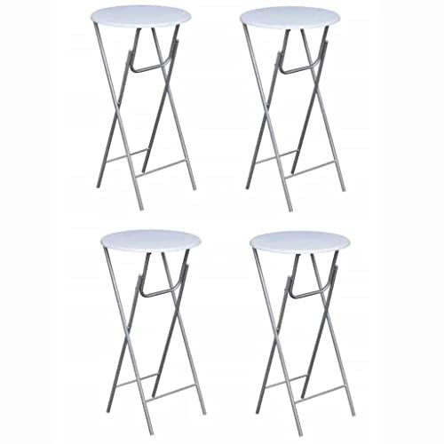 vidaXL 4X Stehtisch Klappbar Bartisch Bistrotisch Partytisch Biertisch Tisch