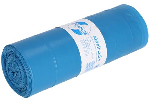 Müllsäcke Abfallsäcke DEISS PREMIUM blau 120 Liter