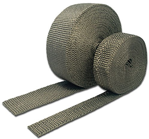 Thermo-Tec 11041 Auspufffolie aus Karbonfaser, 2,5 cm breit x 1,5 m lang, Rolle