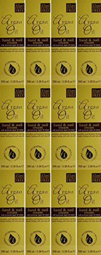 TWELVE PACKS of Argan Oil Hand & Nail Cream 100ml