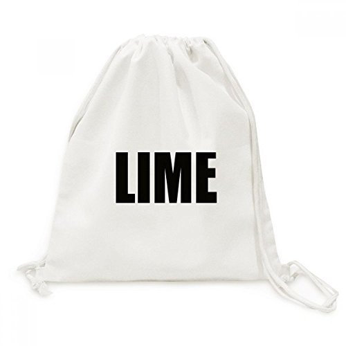 DIYthinker Kalk-Frucht-Name Foods Canvas-Rucksack-Reisen Shopping Bags
