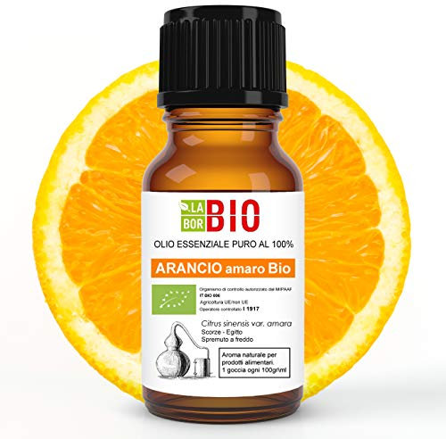 BitterOrangenÖl Bio Ätherisches Öl 100% Reines 10 ml - Aromatherapie Kosmetik Therapeutische - Laborbio