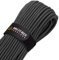 Brotree Paracord 4mm 50M 9 Stränge 100% Nylon Seil Schnüre Typ III für Survival, Outdoor, Heimwerken - Bruchlast 280kg (Schwarz)