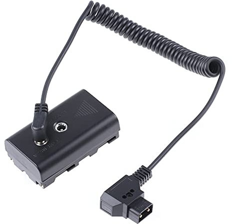 Fotga Extendable Power Adapter Cable for D-tap Connector to NP-F Dummy Battery NP-F550/570/750/770 NP-F960 NP-F970 to Power Video LED Light Monitor
