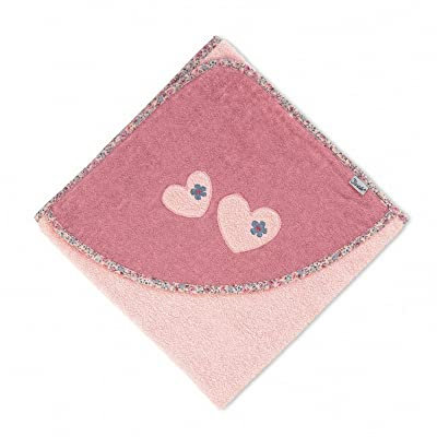 Sterntaler Kapuzenbadetuch Maus Mabel, Alter: ab 0 Monate, 100 x 100 cm, Zartrosa