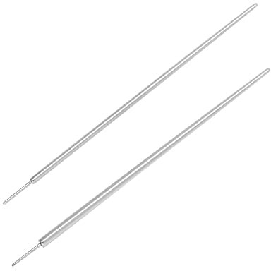 NewkeepsR Titan 2 Stück-1,6mm/1,2mm Pin-Einsetzkegel aus mit Implantatqualität für gewindelosen Labret-Steg (1,6mm/1,2mm)