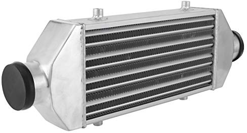 Ladeluftkühler Universal Ladeluftkühler Aluminium Ladeluftkühler Universal Turbo Ladeluftkühler Fronthalterung 63mm Einlass Dia 300x160x65mm Auto Modified Zubehör