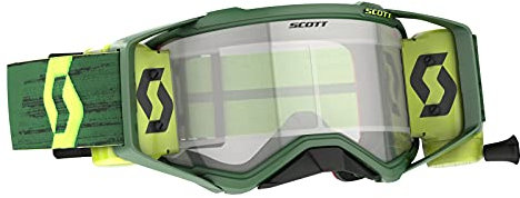 Scott Prospect WFS green/yellow Motocross-Brille (Green/Yellow, One Size)