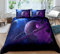 Timiany Kinder Bettwäsche Set Sonnensystem Planet Jungen-Teenager-Bettbezüge Mit Reißverschluss 135x200cm+80x80cm Planeten & Sterne Mikrofaser Bettbezug (Universum-C,135x200+80x80)