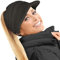 TOSKATOK Damen Frauen Slouchy Peaked Pferdeschwanz Messy Bun Strickmütze Schirmmütze Cap