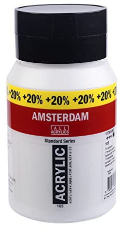Amsterdam Standard Series Acrylfarben Dose 600 ml Titanweiß 105 (17791052)