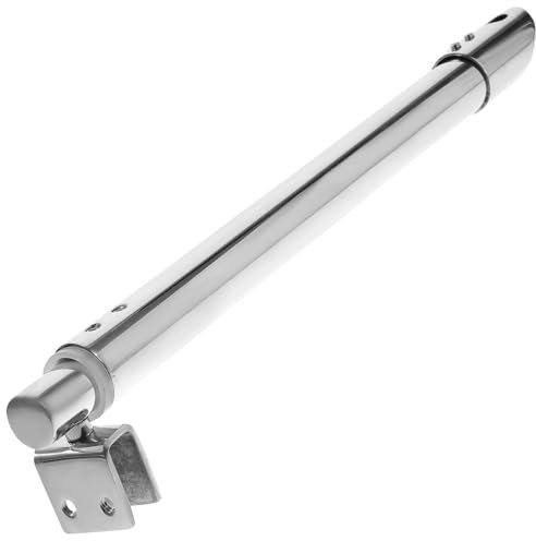 Operitacx Barra de apoyo para puerta de cristal acero inoxidable, 40cm sin marco, para puerta de ducha, soporte de cristal, panel de ducha, hardware