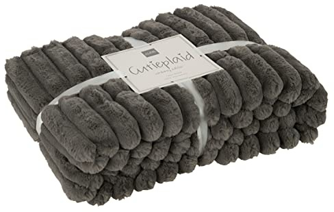 J-Line Cord Decke - Polyester - 180 x 130 cm