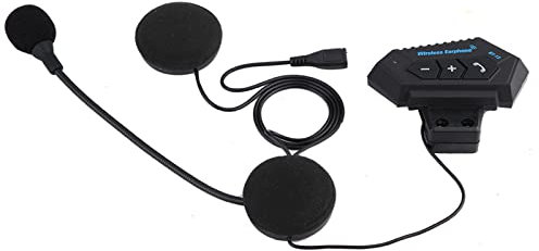 BOROCO Auricolari Bluetooth Casco Moto,Altoparlanti Per Cuffie BT Per Casco da Moto Supporto Per Chiamate in Vivavoce