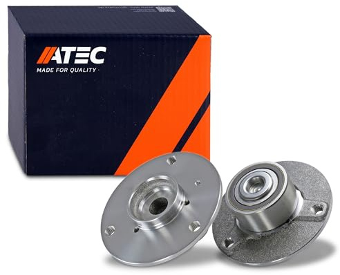 ATEC Germany 2x Radnabe vorne mit ABS-Sensor Radlager Radlagersatz Radlager | Kompatibel mit: SMART FORTWO Cabrio, FORTWO Coupe