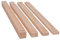 JAMAKALA 8pcs Pottery Rolling Sticks, 4 Sizes Wooden Clay Rolling Pin Guides, Thickness Mud Stick Guides for Craft Pottery Polymer Clay