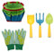 Outanaya 1 Satz Gartenwerkzeug Mini-Schaufel Pflanzenwerkzeuge Manuelles Gartenset Pflanzengartengerät gartengeräte Kinder gartengeräte für Kinder Blumenschaufeln Unkrautschaufel Eisen