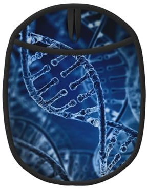 DNA-Kette Foto gedruckt, Topflappen, hitzebeständige Topflappen, rutschfeste Topfuntersetzer aus Silikon für die Küche