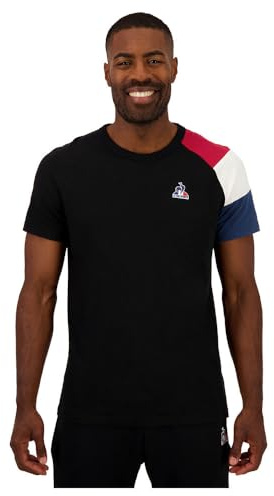 Le Coq Sportif Homme Bat SP Tee N°1 M T-Shirt, Noir, XL EU
