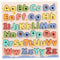 Alphabet Puzzle Toddler Learning Toys Wooden Alphabet Letters Board 26Pcs Capital and Lowercase Alphabet Letters Blocks Jigsaw Educational Abc Toys for Toddlers Aged 3+