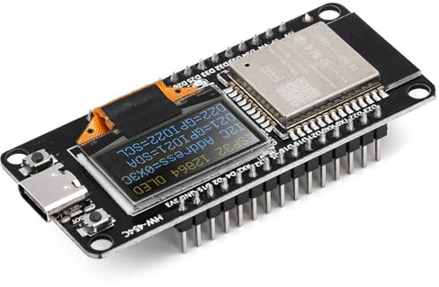 diymore für ESP32 Entwicklungsplatine mit OLED Display Typ C Dual-Core IOT Board 240MHz Bluetooth WiFi Modul CH340 2414~2484MHz