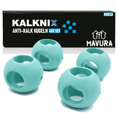 KALKNIX Lot de 4 boules de lavage magnétiques anti-calcaire