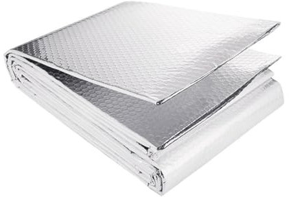 JOSUR Luftpolsterfolie, langlebig, einfach zu verwenden, wetterfest, Luftpolster-Wärmeisolierfolie, for Wohnwand, Wohnmobil, Sommerfahrzeug