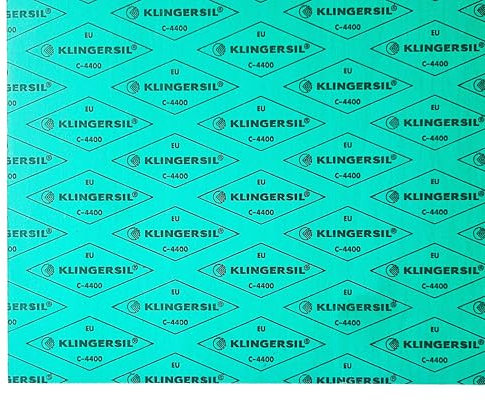 diconfa Klingersil C-4400 Dichtungsplatte GRÖßE + MENGE WÄHLEN - 200 x 300mm (20 x 30cm), 3mm stark, 1 Stück - Dichtungspapier Dichtmaterial Zulassung KTW DIN-DVGW BAM TA-Luft