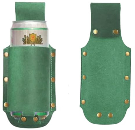 Biergürtel Bierhalter,Bierhalter, Leder Flaschenhalter Gürtel Bierflaschenhalter Bierholster,Bier Geschenke für Männer, Geschenkidee für Freund, Vater, Kollegen, Grillparty