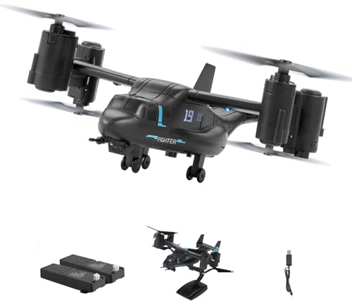 VEVOR RC Helicopter, 2.4GHz Remote Control Helicopter with Gyro, 4-Channel RC Airplane for Beginner, Wing Lights & One-Key Takeoff/Landing, Flying Plane Toys for Kids Ages 8 and up