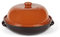 Excelsa Antiques Saveurs Cuiseur à pain en terre cuite avec couvercle, 30 cm, marron foncé/clair, pour four traditionnel