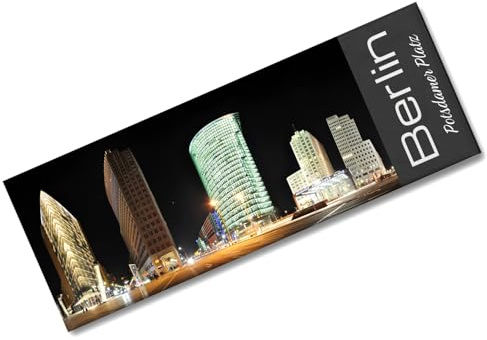 speecheese Panorama Magnet streetline Berlin Potsdamer Platz Souvenir