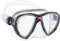 CRESSI Big Eyes Evo Mask Clear/Pink - Maske Big Eyes Evo, zum Tauchen und Snorkeln, Transparent/Rosa, Einheitsgröße, Erwachsene