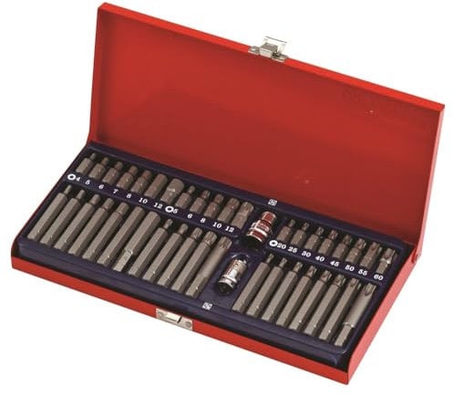 Sonic-Equipment Werkzeugkoffer Bits und Adaptern, 42-teilig
