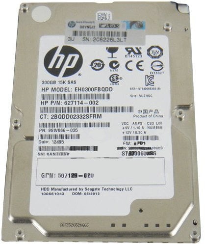 HPE 652611-B21 - HDD 300GB 2.5 15K SAS 6G SC ENT