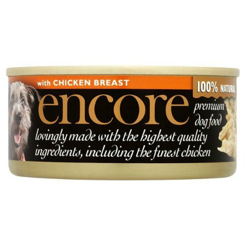 Encore Chicken Fillet Premium Dog Food 156 g (Pack of 6)