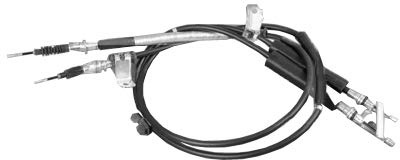Borg & Beck BKB3750 Brake Cable - Rear To Fit Ford EcoSport (Drums) 14-
