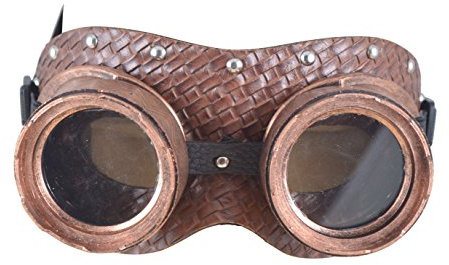 VOGLER Joh. Vogler GmbH Steampunkmaske Pilotenbrille Maske Karneval Kostüm Retro Pest