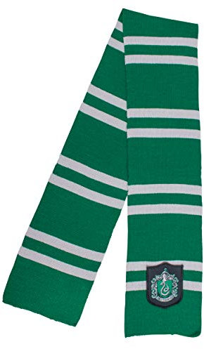 Disguise Unisex-Erwachsene Slytherin Schal Kostümzubehör, Farben mit Hausmotiv, 60 Inch Length