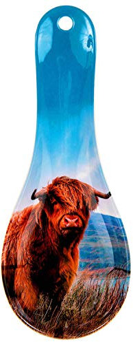 The Leonardo Collection LP93752A Highland Cow Spoon Rest, Melamine